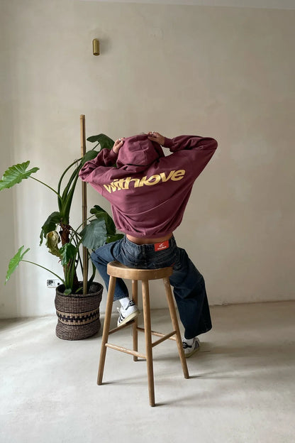 oversized hoodie with back graphic