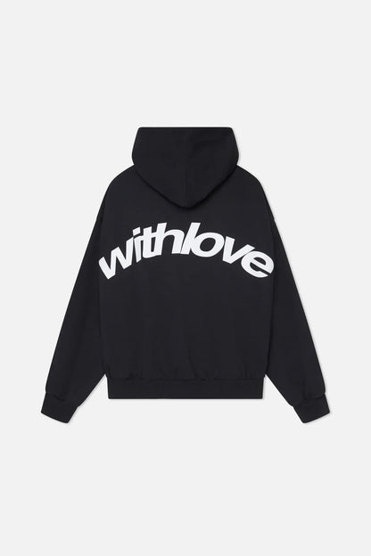 black oversized hoodie with back graphic