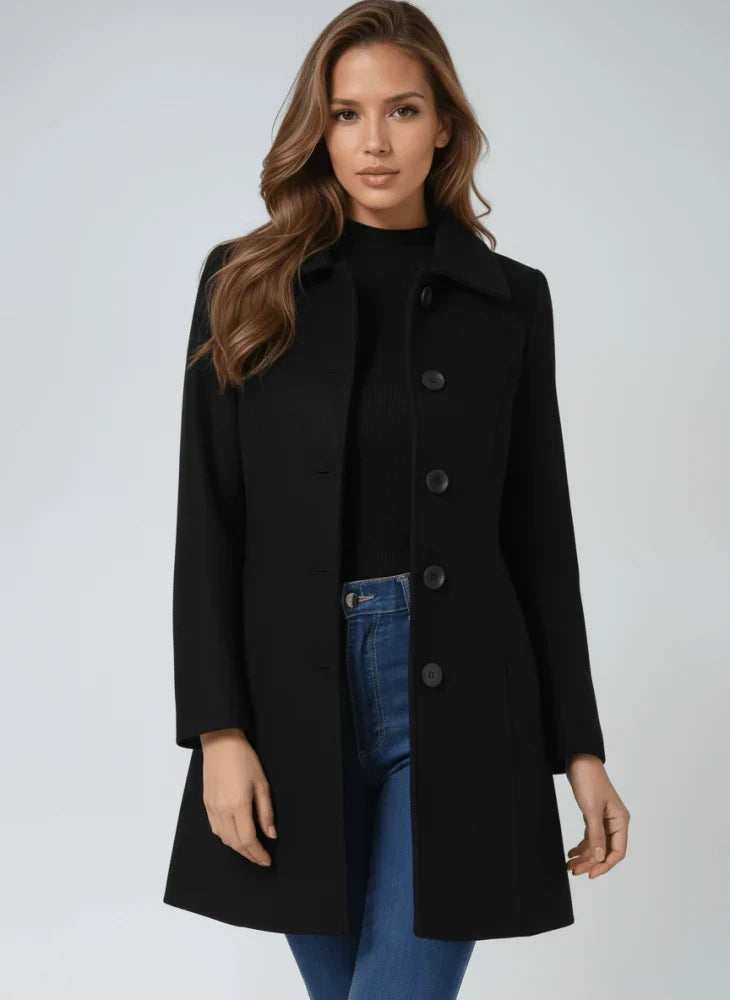 Women's tailored single breasted coat