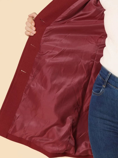 Women's tailored single breasted coat