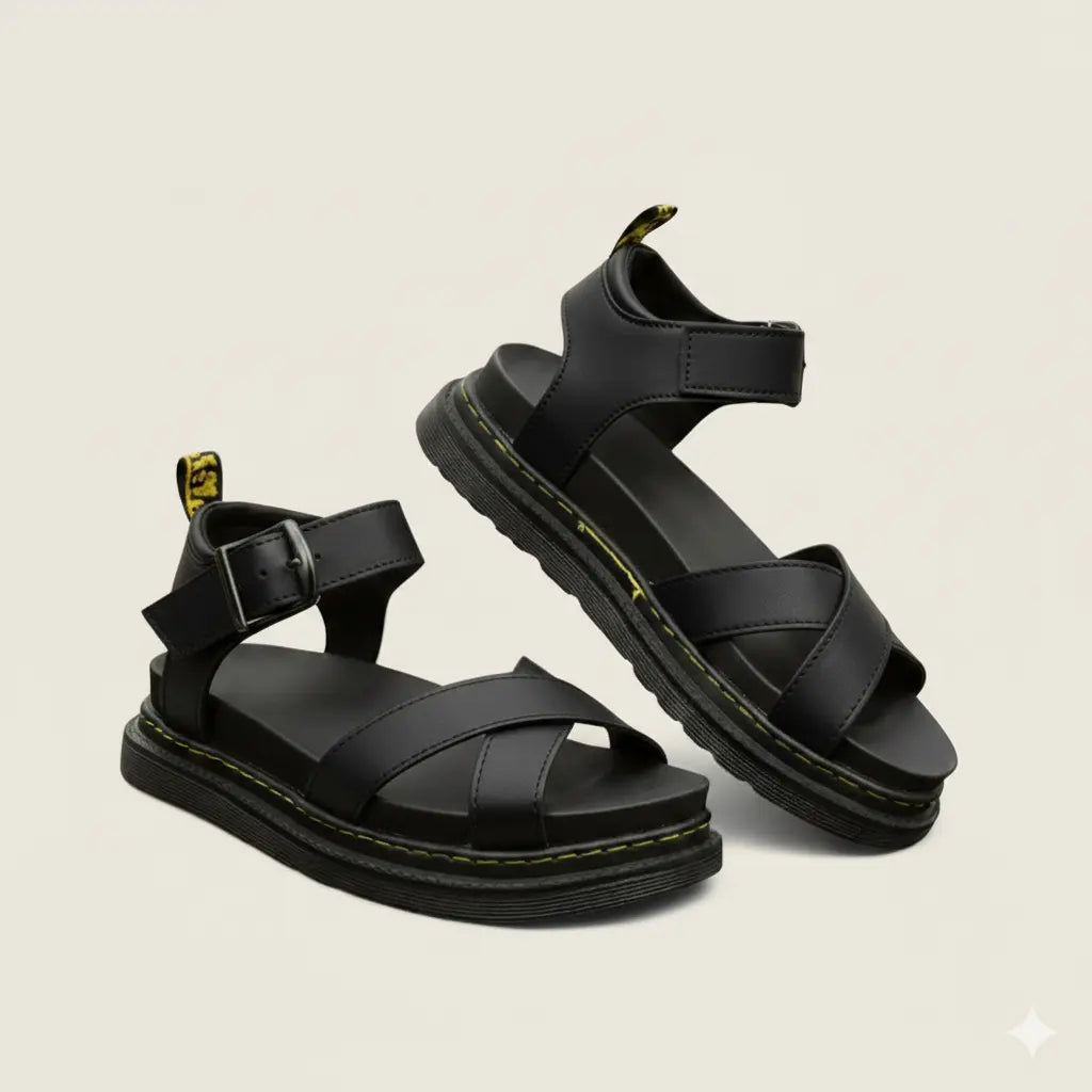 Women’s Platform Sandals – Chunky Buckle Strap, All-Day Comfort 0