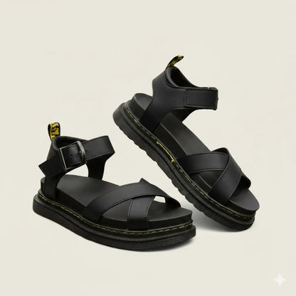 Women’s Platform Sandals – Chunky Buckle Strap, All-Day Comfort 0