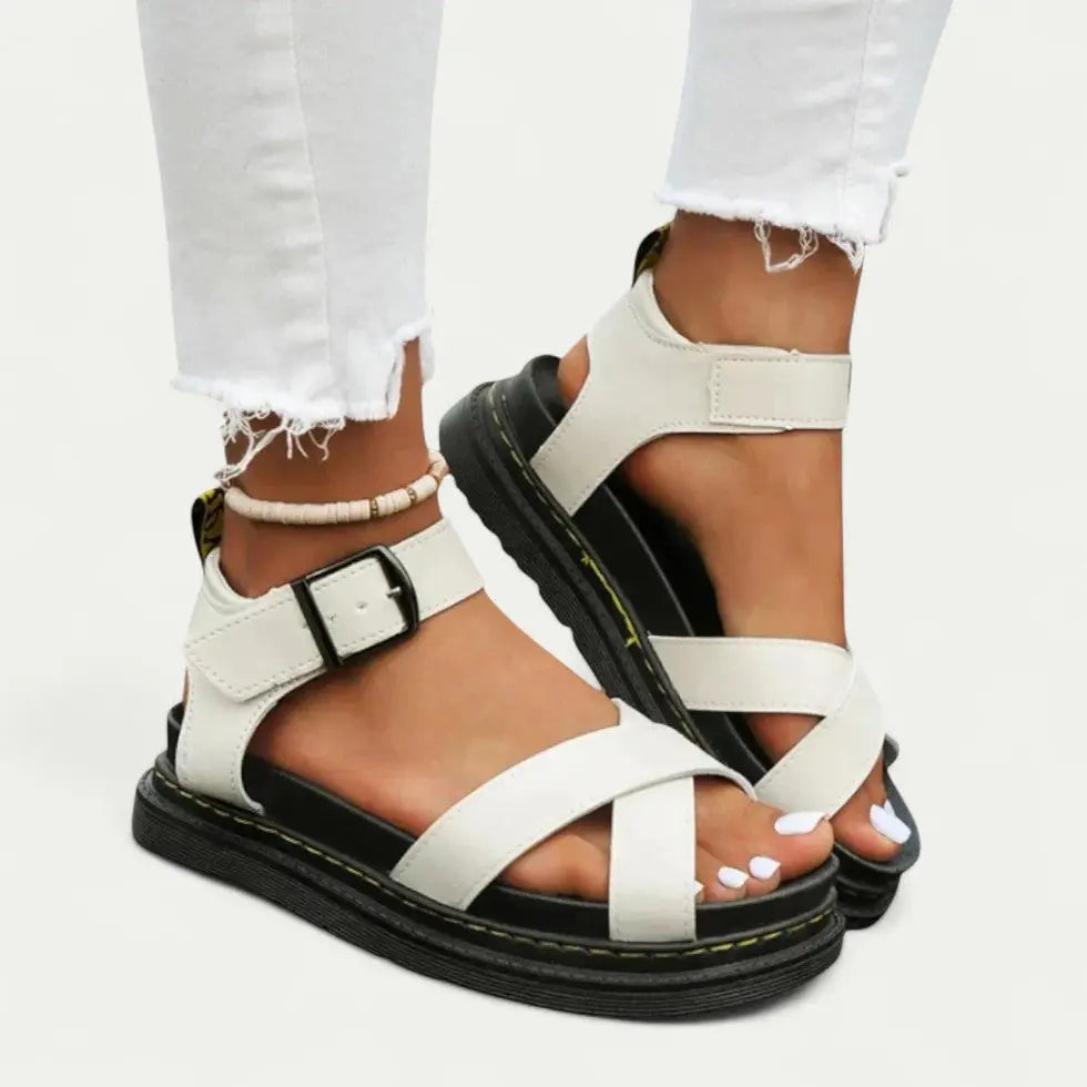 Women’s Platform Sandals – Chunky Buckle Strap, All-Day Comfort 2