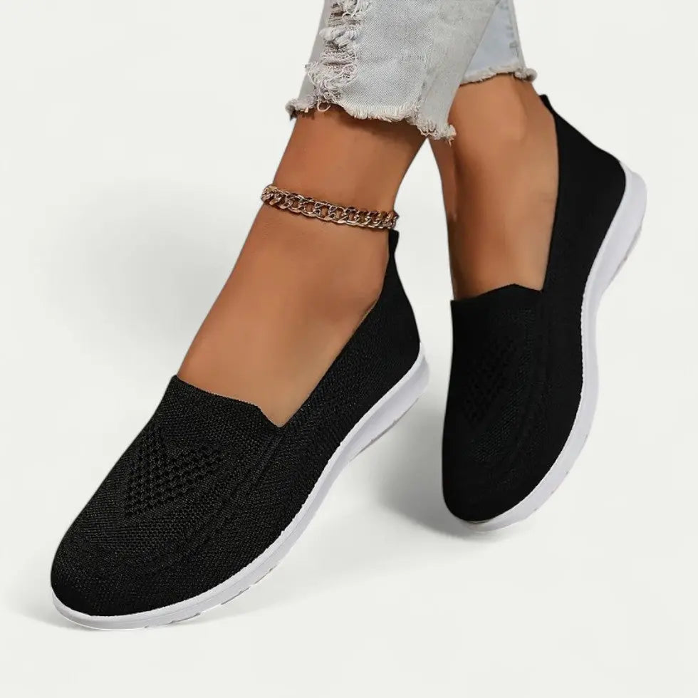Women's Slip On Walking Shoes - Cushioned, Mesh & Comfort Fit 0