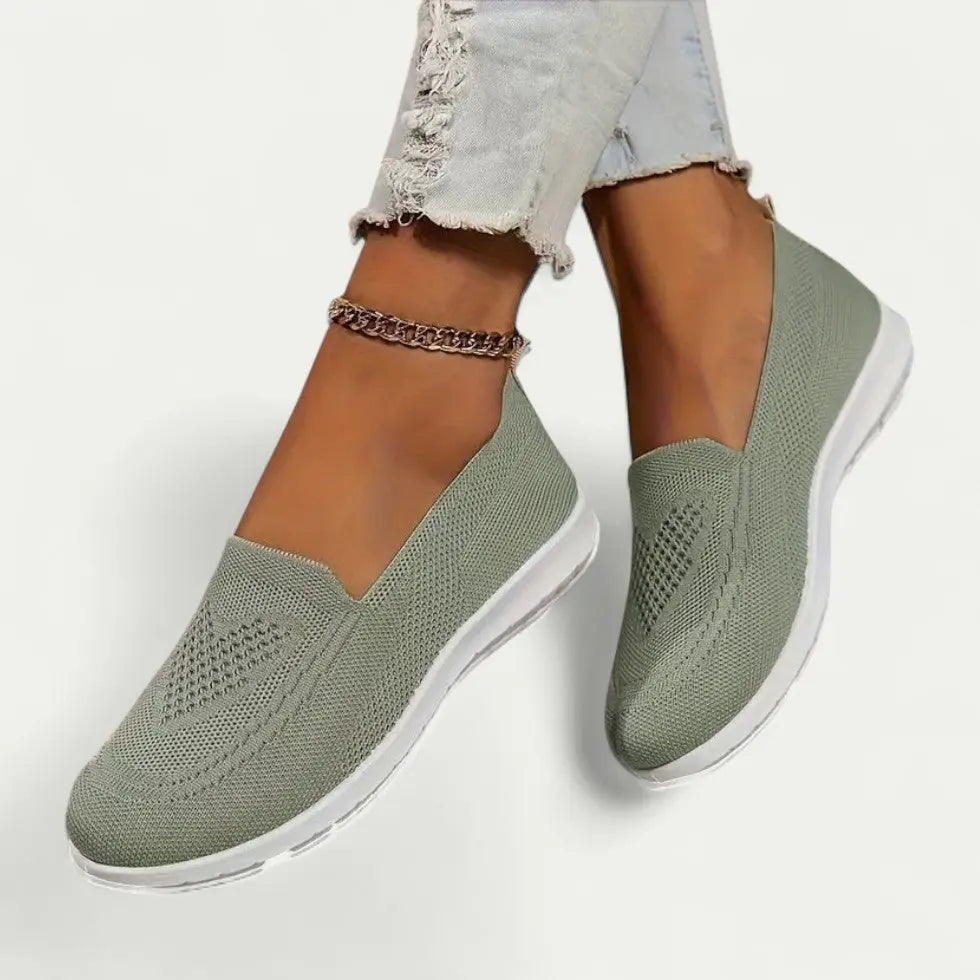Women's Slip On Walking Shoes - Cushioned, Mesh & Comfort Fit 3
