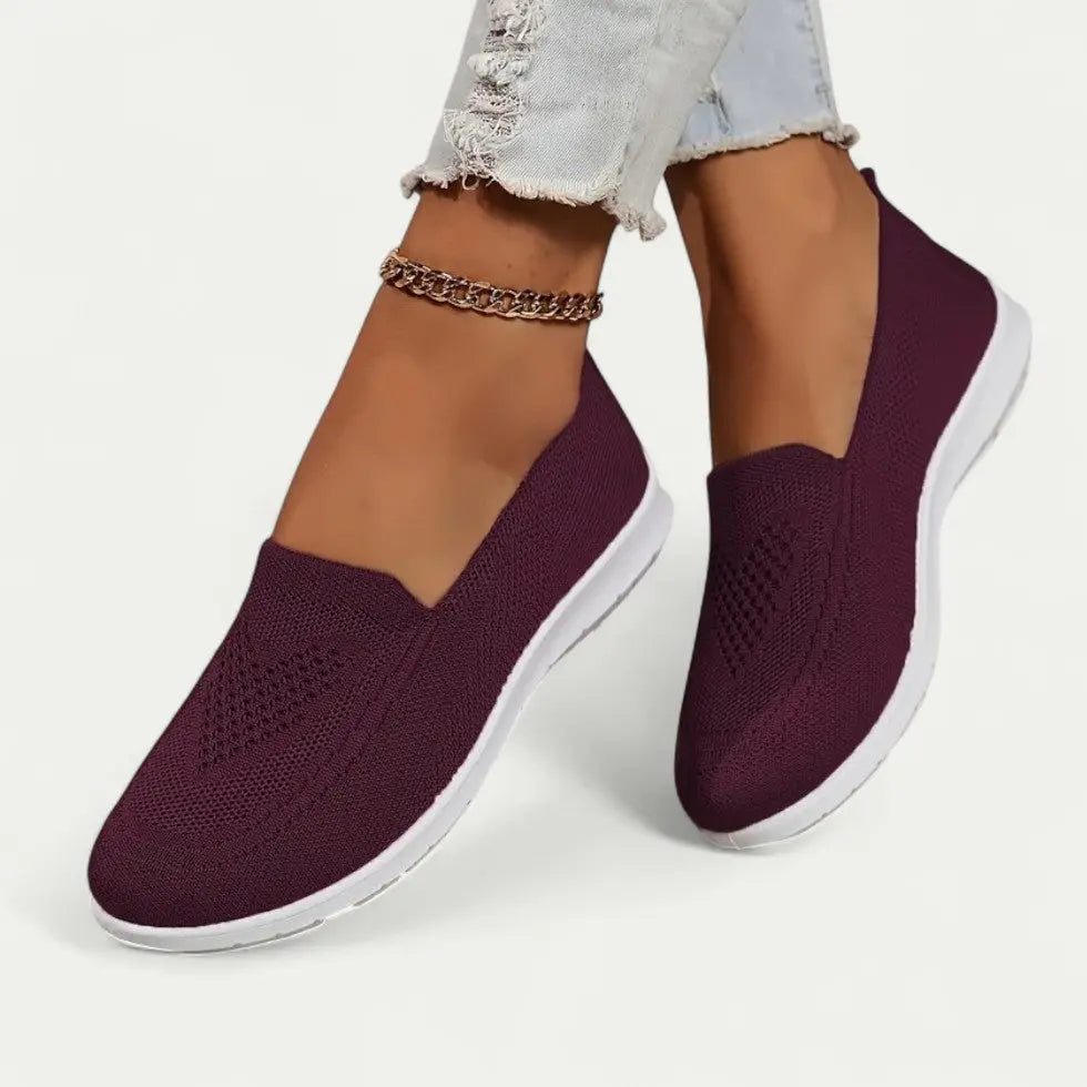 Women's Slip On Walking Shoes - Cushioned, Mesh & Comfort Fit 5