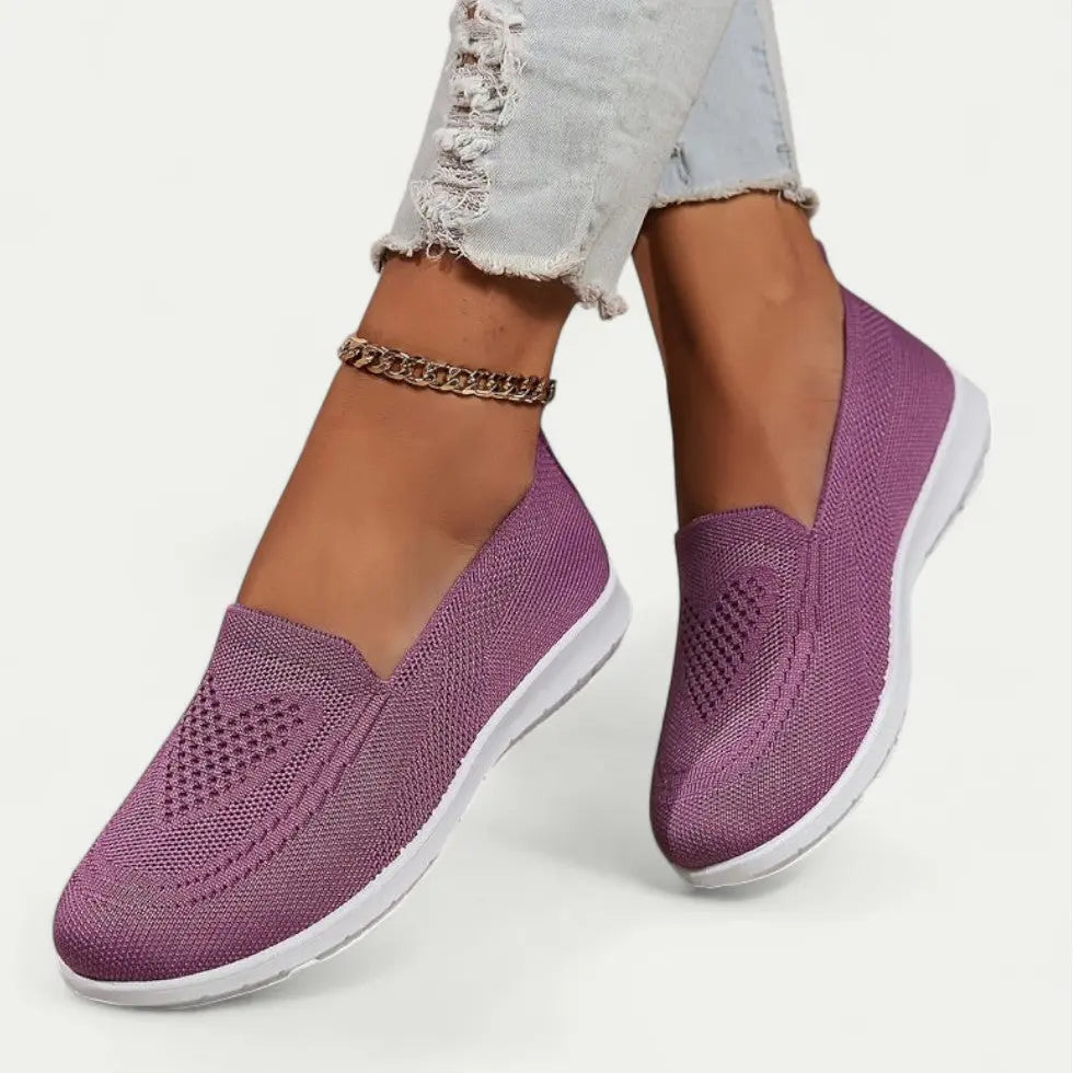 Women's Slip On Walking Shoes - Cushioned, Mesh & Comfort Fit 6