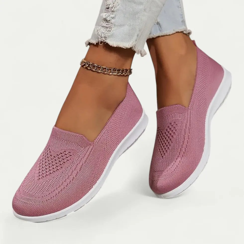 Women's Slip On Walking Shoes - Cushioned, Mesh & Comfort Fit 8