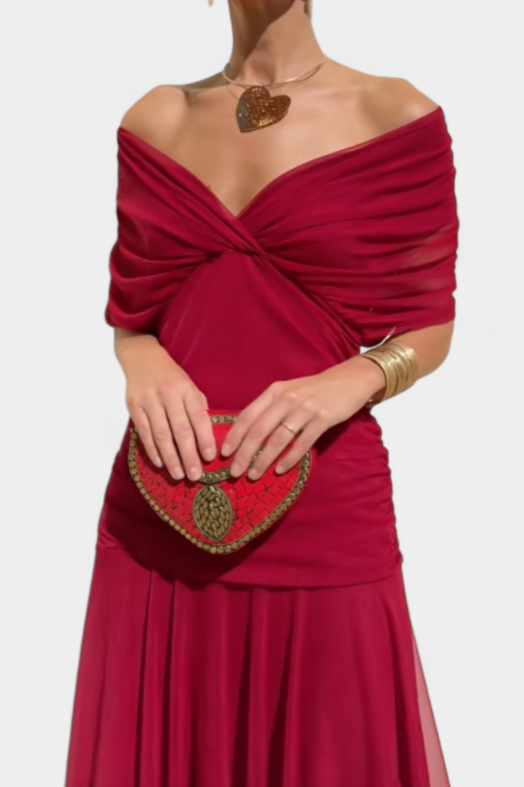 Womens Dress Floral Midi V Neck Pleated 12