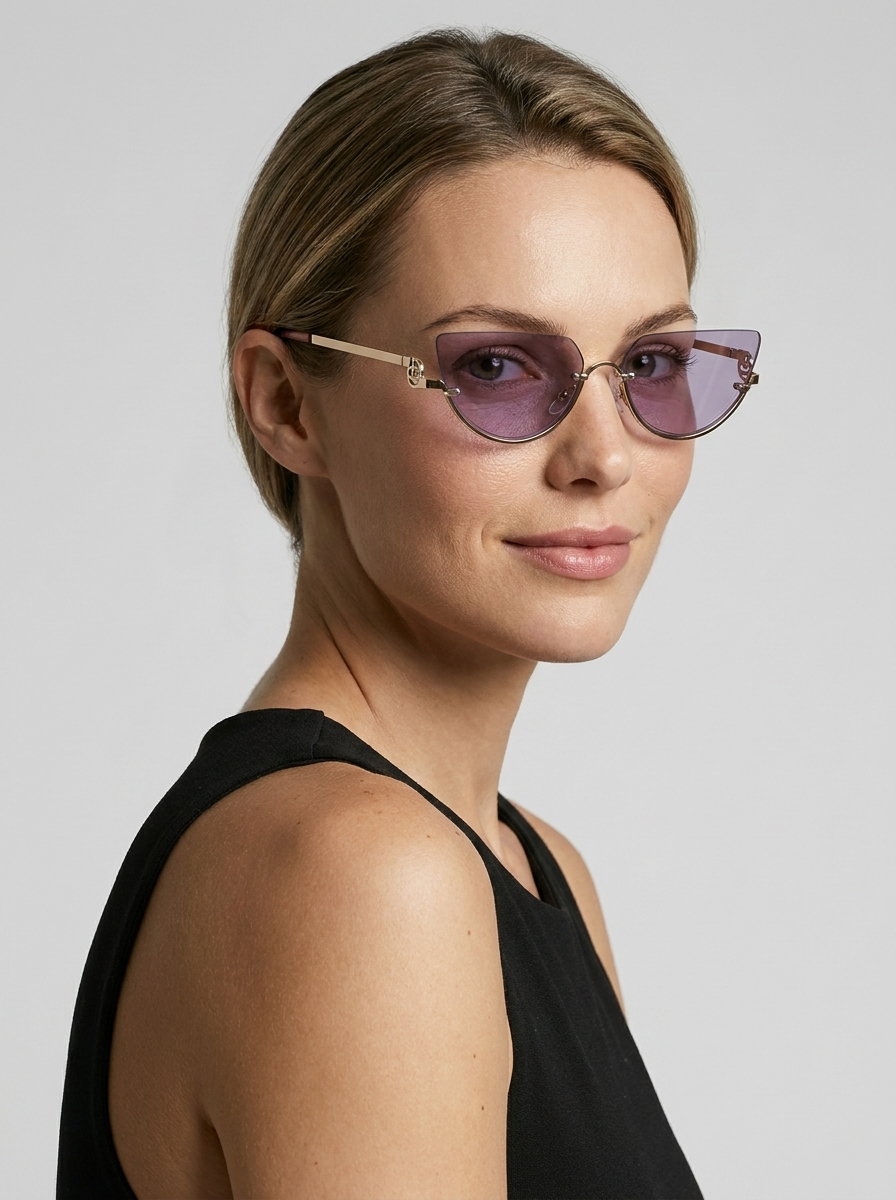 Women's purple Cat Eye Sunglasses
