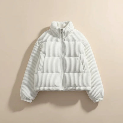 Willow puffer jacket in pink
