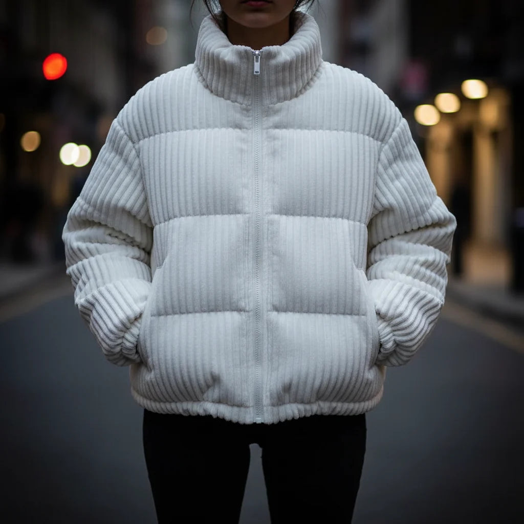Willow puffer jacket in black