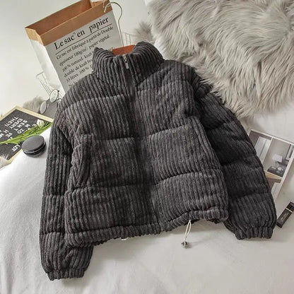 Willow puffer jacket, sleeve cuff detail