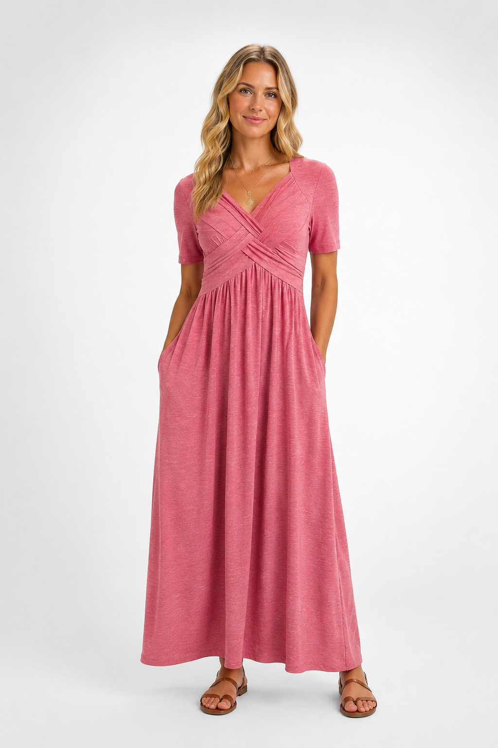 Vera | Womens Dress Midi A Line Flattering 4