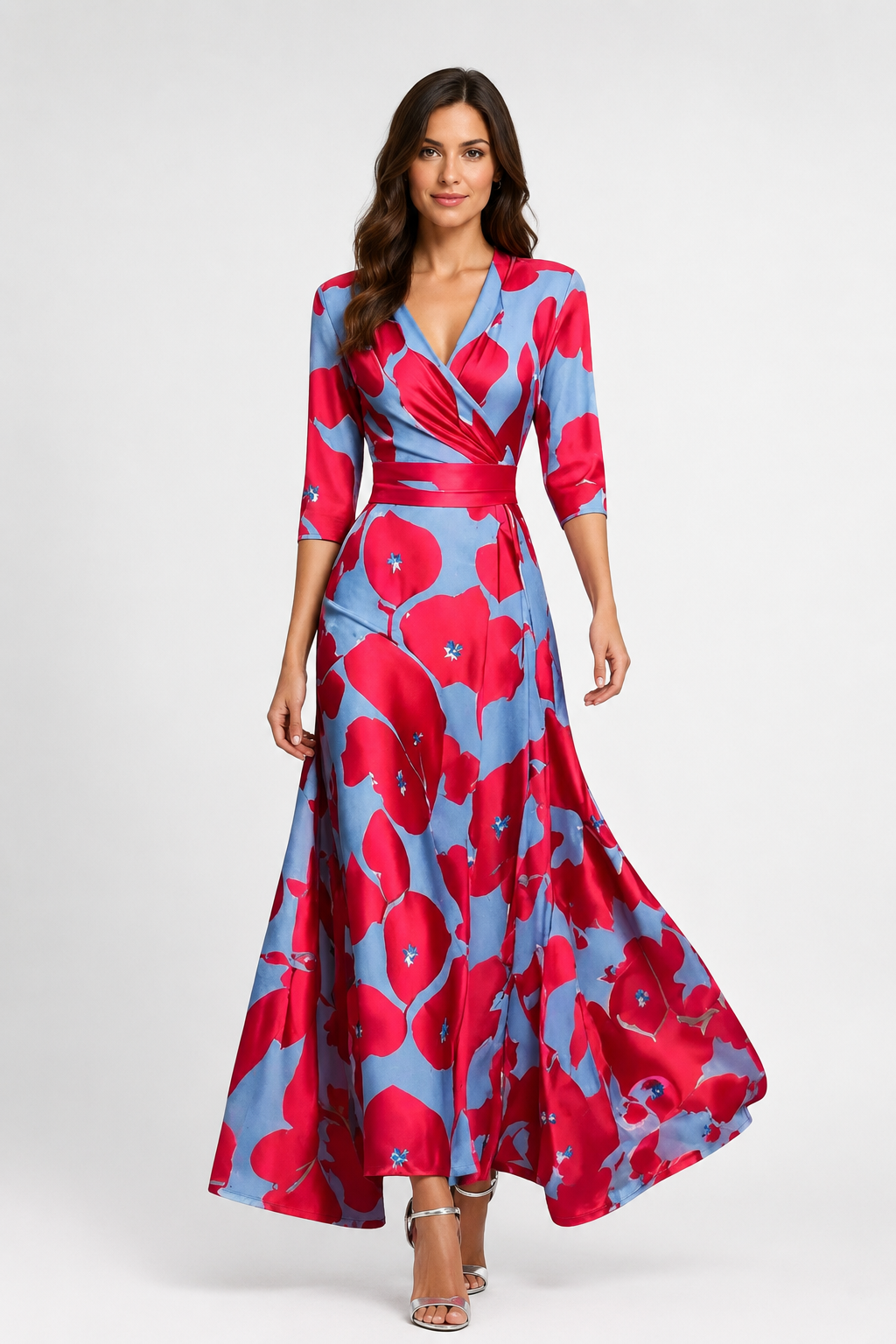 Lana | Midi Dress Elegant Tailored Fit Style 0