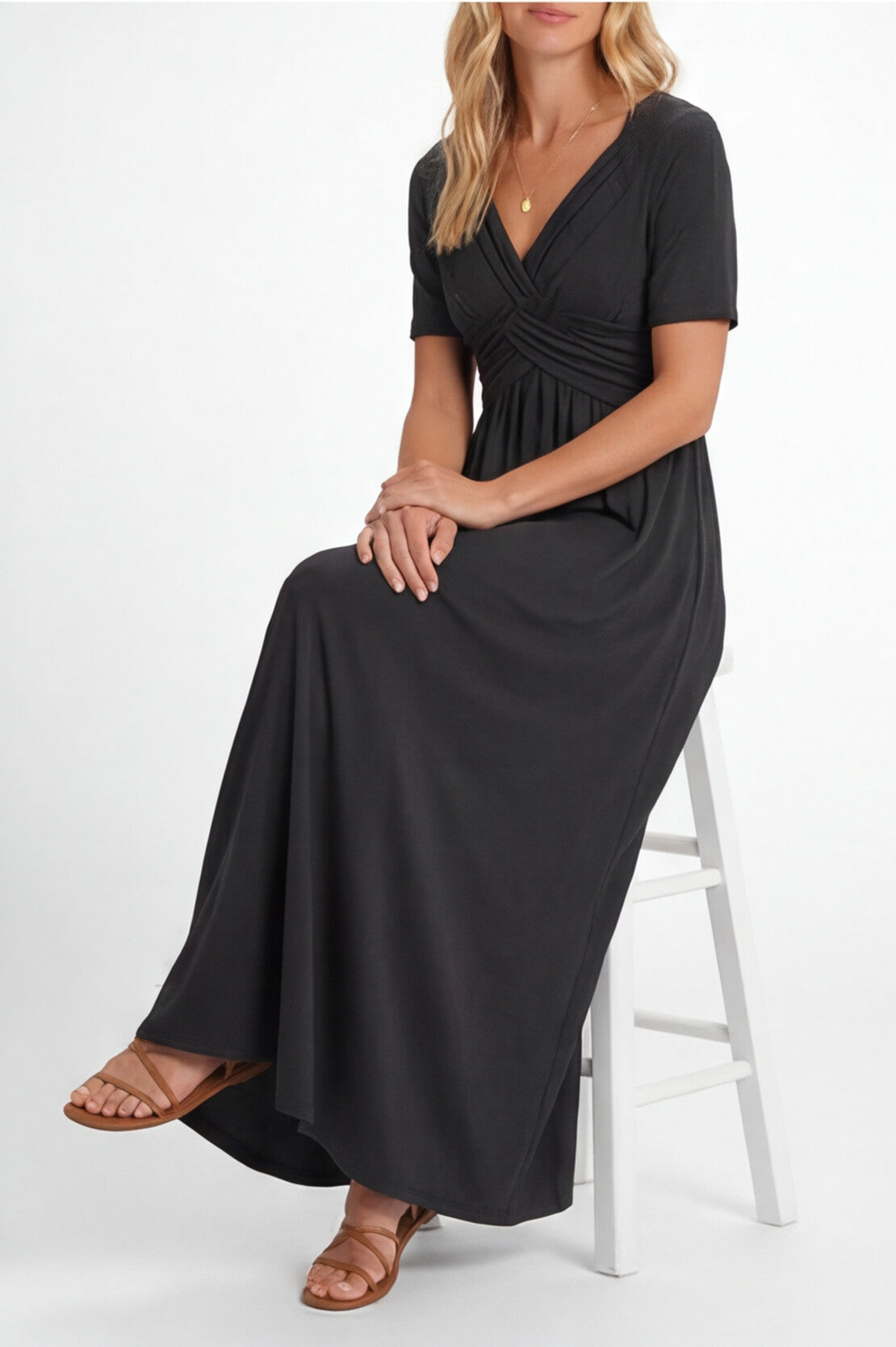 Vera | Womens Dress Midi A Line Flattering 4