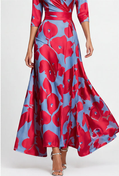 Lana | Midi Dress Elegant Tailored Fit Style 0