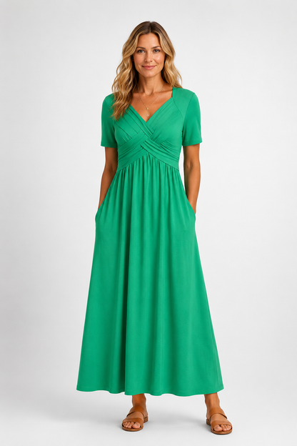 Vera | Womens Dress Midi A Line Flattering 4