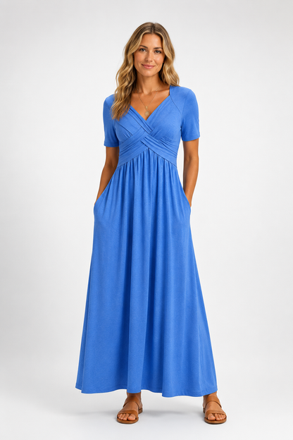 Vera | Womens Dress Midi A Line Flattering 4